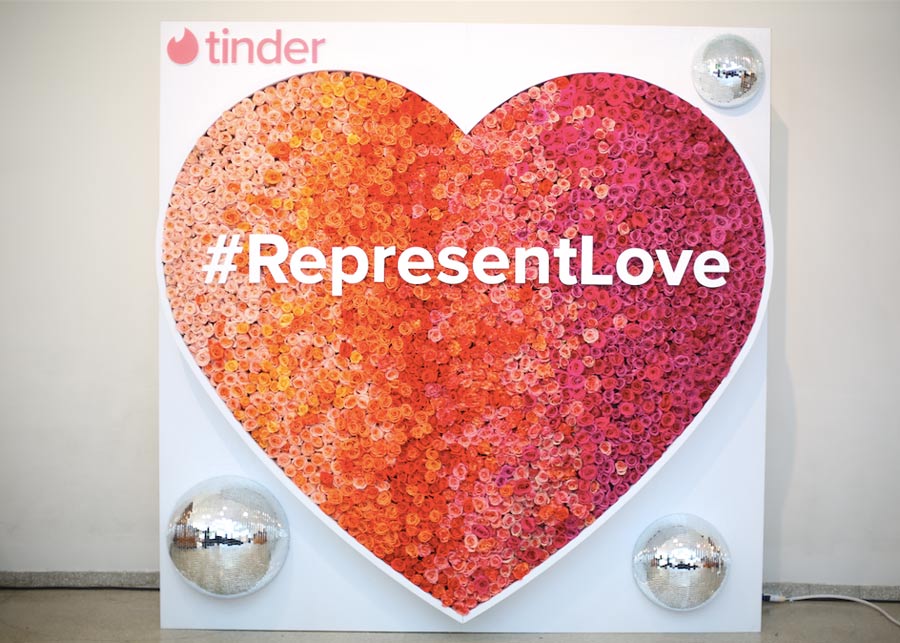 tinder #representlove Instagram wall