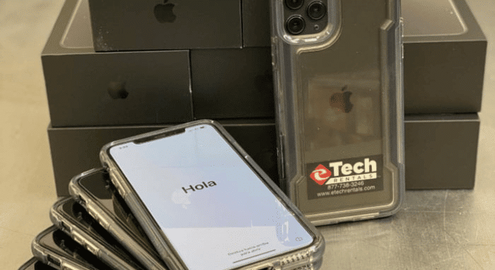 iPhone rentals from eTech Rentals