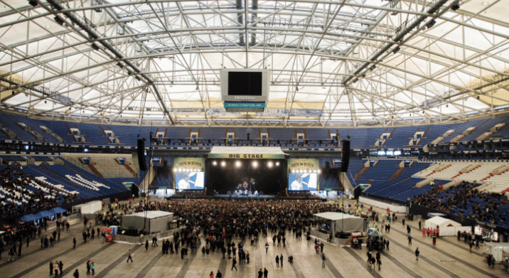 An arena with event WiFi